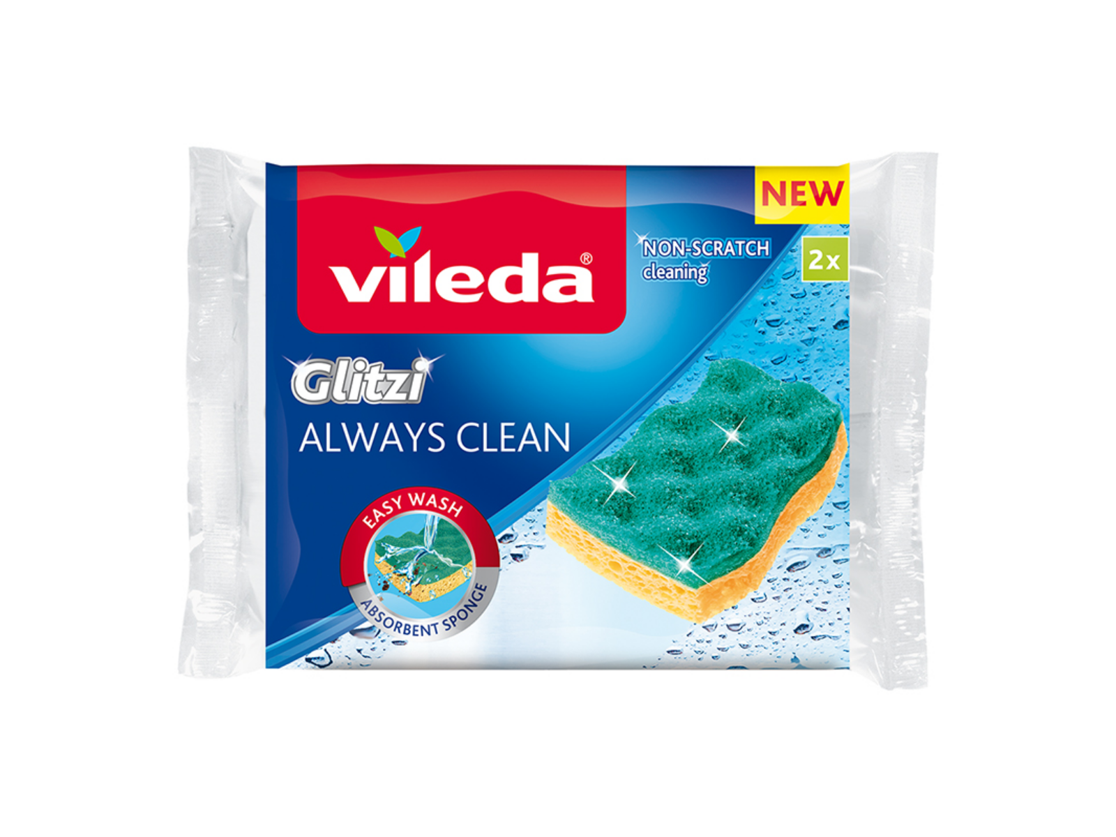 Zmywak wiskozowy Vileda Glitzi Always Clean 168527